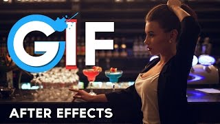 Como Hacer un Gif en After Effects Tutorial [upl. by Annaesor]