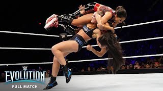 FULL MATCH  Ronda Rousey vs Nikki Bella  Raw Womens Championship WWE Evolution WWE Network [upl. by Yenffit]