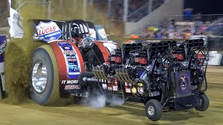 Alcohol Powered FURY Tractor Pulling Super Modified Tractors Henry Illinois Americas Pull 2021 [upl. by Kerat64]