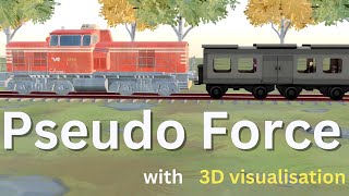 Pseudo Force with 3D Visualisation [upl. by Noirb]