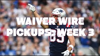 Waiver Wire Pickups Week 3 [upl. by Bandur]