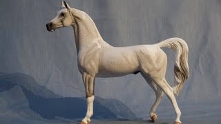 Painting a Model Horse  Fleabitten Grey Tutorial [upl. by Eirrac]