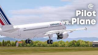 Pilot VS Plane  Airbus A320 Crash During an Airshow  Air France Flight 296 [upl. by Drofhsa]