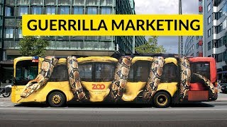 Guerilla Marketing  Unconventional Marketing Strategy  Needs Lot Of Creativity [upl. by Henri]