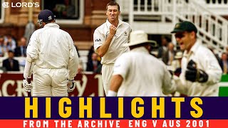 McGrath amp Waugh At it Again For Australia  Classic Match  England v Australia 2001  Lords [upl. by Name]