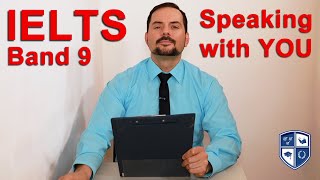 IELTS Band 9 Speaking practice with YOU [upl. by Haimirej]