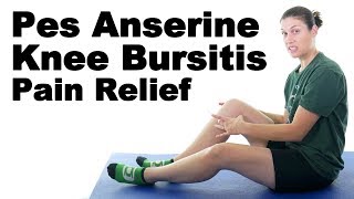 Pes Anserine Knee Bursitis Stretches amp Exercises  Ask Doctor Jo [upl. by Lim116]