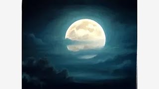 How to Paint a Full Moon [upl. by Hands]