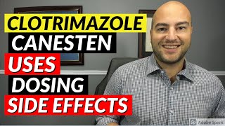 Clotrimazole Canesten  Uses Dosing Side Effects  Pharmacist Review [upl. by Schreib]