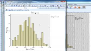 SPSS tutoriel Tests Normalité et Homogenéité variances [upl. by Aihpledalihp]