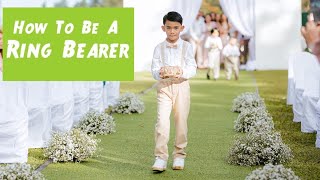 The Official Ring Bearer  Alex amp iLed Wedding [upl. by Nellad]