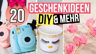 20 GESCHENKIDEEN  einfache DIYs und Kaufbares [upl. by Bowie]