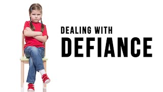 How to Handle a Defiant Child  Stop Back Talk [upl. by Nehtan]