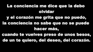 Gilberto Santa Rosa  la conciencia  letra [upl. by Auqenet]