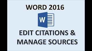 Word 2016  Citations References  How to Insert Add Do Put Citation Reference in Microsoft MS 365 [upl. by Ardnikat]