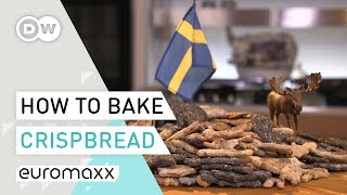 Baking Bread  Crispbread Recipe from Sweden  Baking tutorial  Knäckebröd [upl. by Laux]