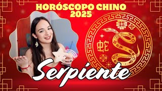 SERPIENTE 2025 HORÓSCOPO CHINO  SERPIENTE PREDICCIONES 🐍 [upl. by Akaya594]