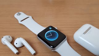 Pair Airpods with Apple Watch  How To [upl. by Innavoeg]