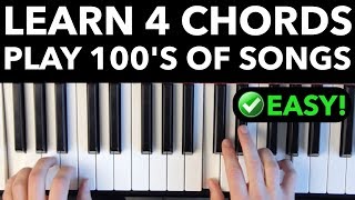 Learn 4 Chords  Quickly Play Hundreds of Songs EASY VERSION [upl. by Won]