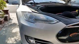 Headlight bulb replacement Tesla Model S [upl. by Parrnell190]