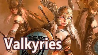 The Valkyries  Norse Mythology  Mythology Dictionary See U in History [upl. by Juli506]