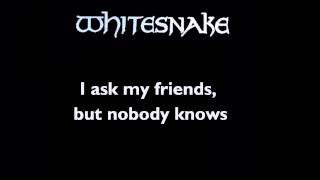 Whitesnake  Love Aint No Stranger  Lyrics HD [upl. by Suiluj530]