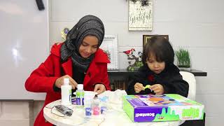 Maryam Masud and Fatima Masud are making Slime for Fun [upl. by Piers]