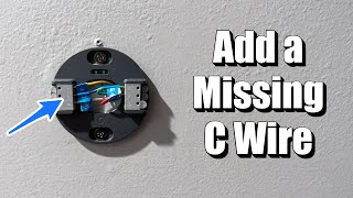 Fix Nest Thermostat Issues by Installing a C Wire [upl. by Nylrad504]