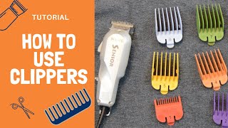 How to Use Clippers  Haircuts at Home [upl. by Esorrebma]