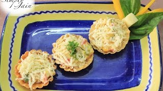 Canapes Recipe  How To Make Canapes Quick Snacks  Vegetarian Recipe  Simply Jain [upl. by Natrav]