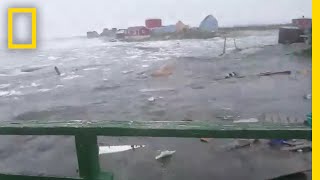 Watch Deadly Tsunami Hits Greenland  National Geographic [upl. by Rebhun681]