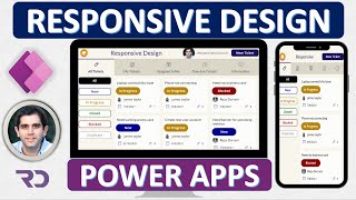 How to build Responsive Power Apps  Responsive Layouts Tabs Galleries amp Forms [upl. by Amory]