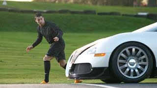 Cristiano Ronaldo vs Bugatti Veyron [upl. by Cyma644]