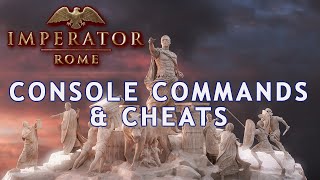 Imperator Rome  How to enable amp use Console Commands  Imperator Cheats [upl. by Anivid]