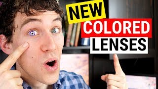 NEW Color Contact Lenses  DAILIES Color Contact Lenses Review Natural Looking [upl. by Hayward]