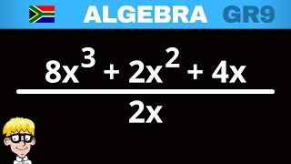 Division of Algebraic Expressions grade 9 [upl. by Lightfoot]