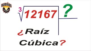 MÉTODO PARA EXTRAER LA RAÍZ CÚBICA  EJERCICIO RESUELTO [upl. by Mcferren]