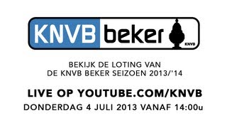 LIVESTREAM KNVB Beker 201314 Loting [upl. by Shelby103]