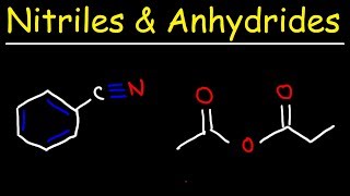 Naming Acid Anhydrides and Nitriles  IUPAC Nomenclature [upl. by Eeniffar]