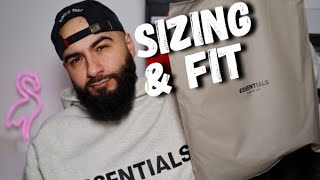 FEAR OF GOD ESSENTIALS HOODIE  Sizing amp Fit  How To Style [upl. by Sascha]