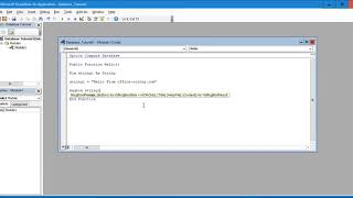 Running Access VBA Code in a Macro [upl. by Micro]