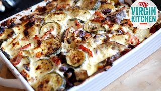 HOMEMADE VEGETARIAN MOUSSAKA RECIPE [upl. by Ehtiaf]