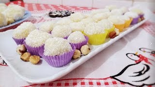 Rafaelo kuglice  Raffaello Coconut Balls Recipe [upl. by Annaik]