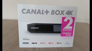 Prezentacja i pierwsze uruchomienie Dekoder Canal Box 4K [upl. by Yrrum487]