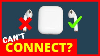 AirPod Not Connecting QUICK amp EASY FIX  Handy Hudsonite [upl. by Tima]