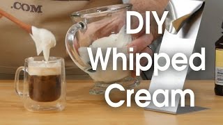 DIY whipped cream in 60 seconds [upl. by Trude]