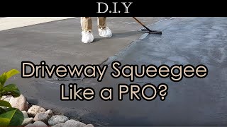 1 Minute DIY Tips  How To Use Driveway Squeegee like a Pro [upl. by Macguiness]