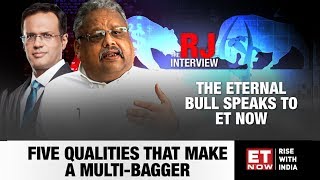 Rakesh Jhunjhunwala To ET NOW  Mega Exclusive [upl. by Audrey]