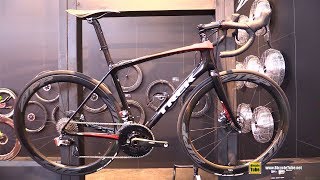 2019 Trek Emonda SLR Disc Road Bike  Walkaround  2018 Eurobike [upl. by Lalib]