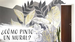 Así es como podés pintar un mural espectacular en tu hogar  Flor Bark [upl. by Emanuela]